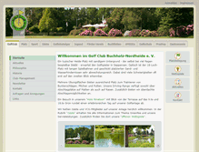 Tablet Screenshot of cms.golfclub-buchholz.de